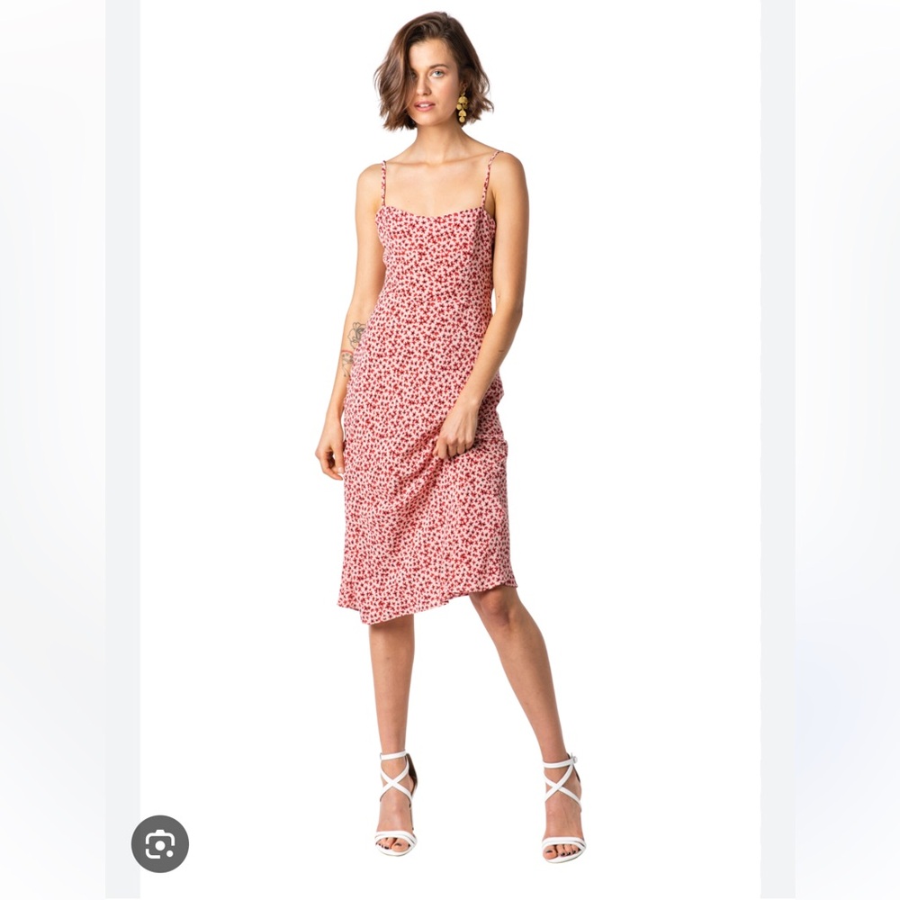 Réalisation Par Silk Midi Length Dress